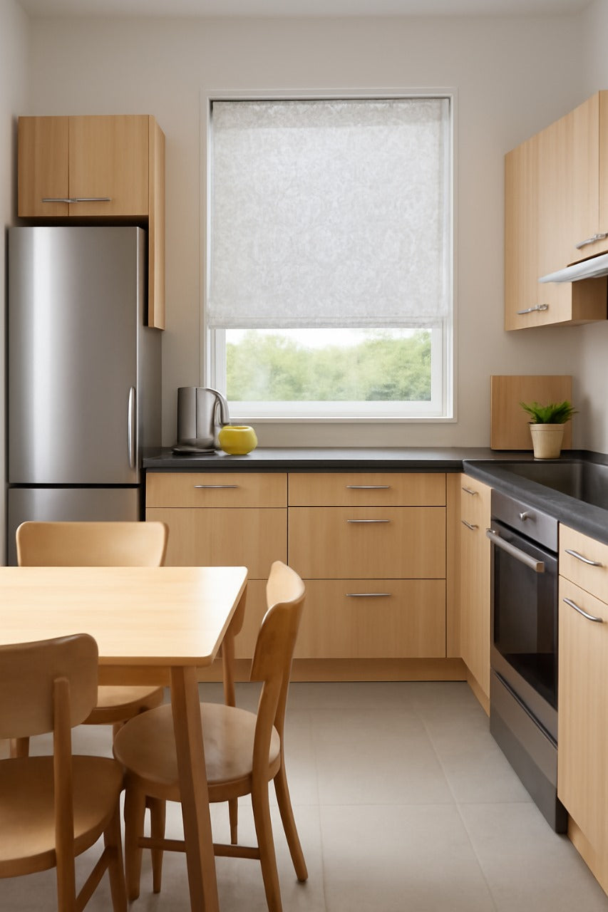 Anastasia Blackout Smoke Electrical Roller Blind