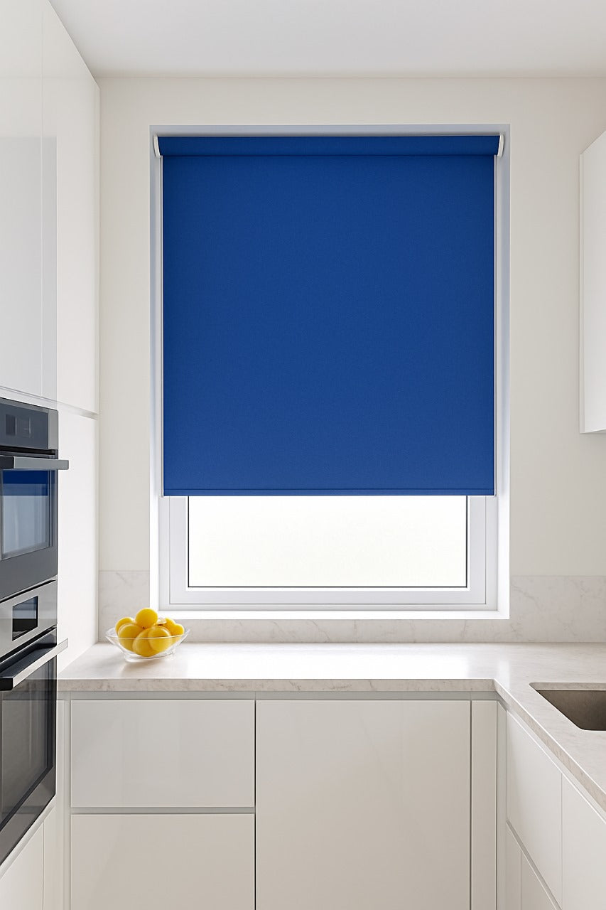 Atlantex Asc Dark Blue Electrical Roller Blind