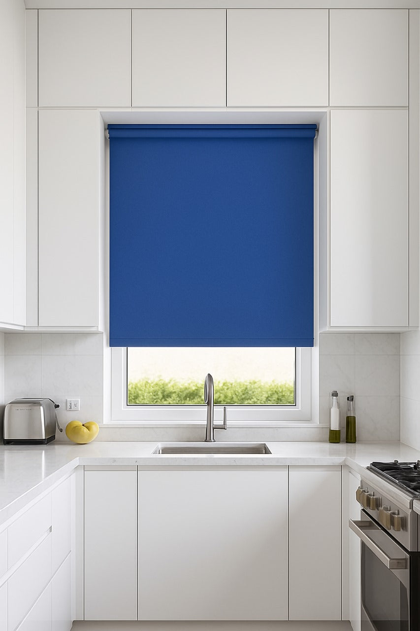 Atlantex Dark Blue Roller Blind