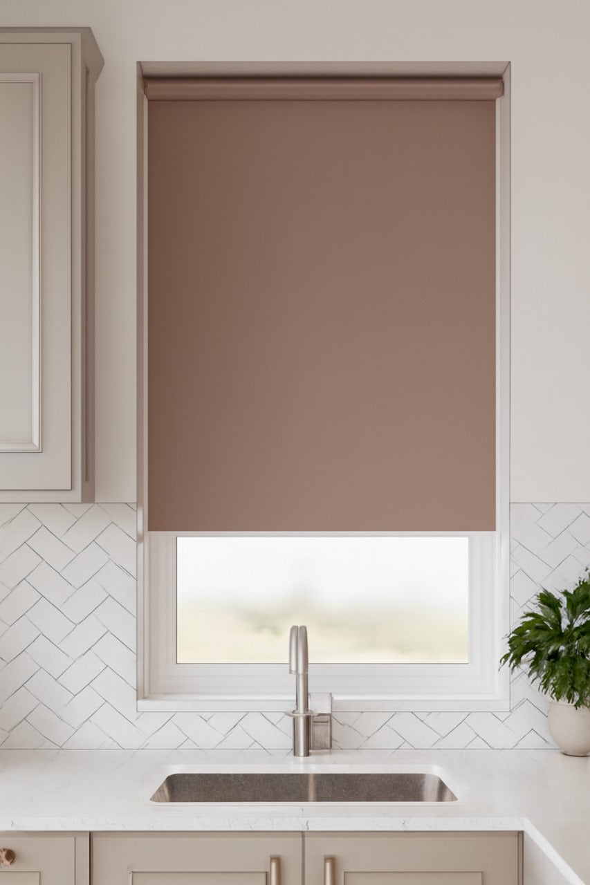 Palette Taupe Electrical Roller Blind
