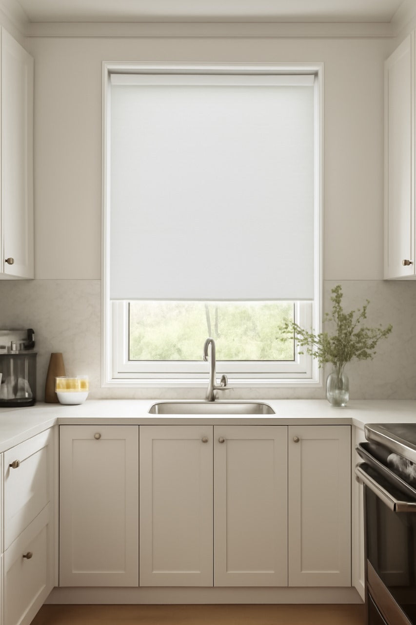 Urban Fr Grey Electrical Roller Blind