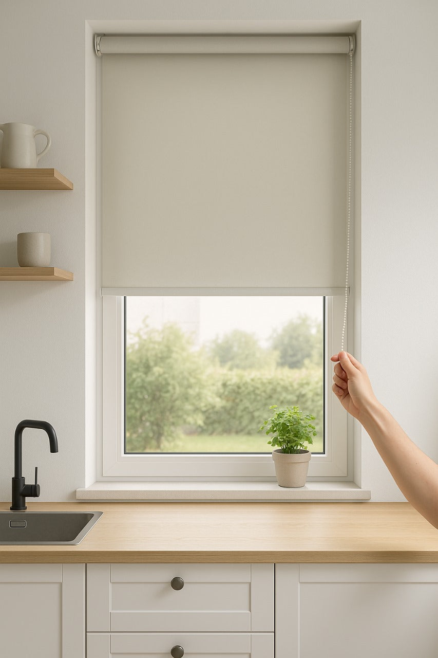 Origin Blackout Cream Roller Blind