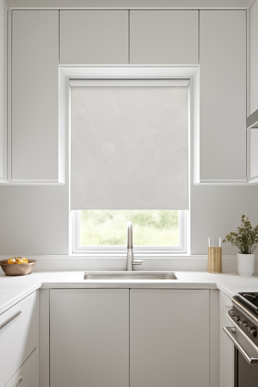 Elora Grey Electrical Roller Blind