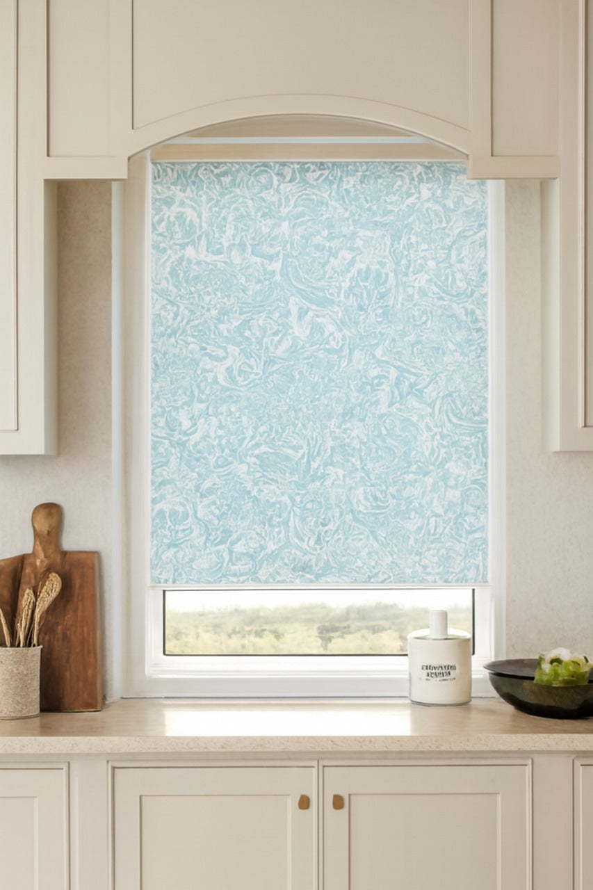 Anastasia Blackout Peacock Electrical Roller Blind