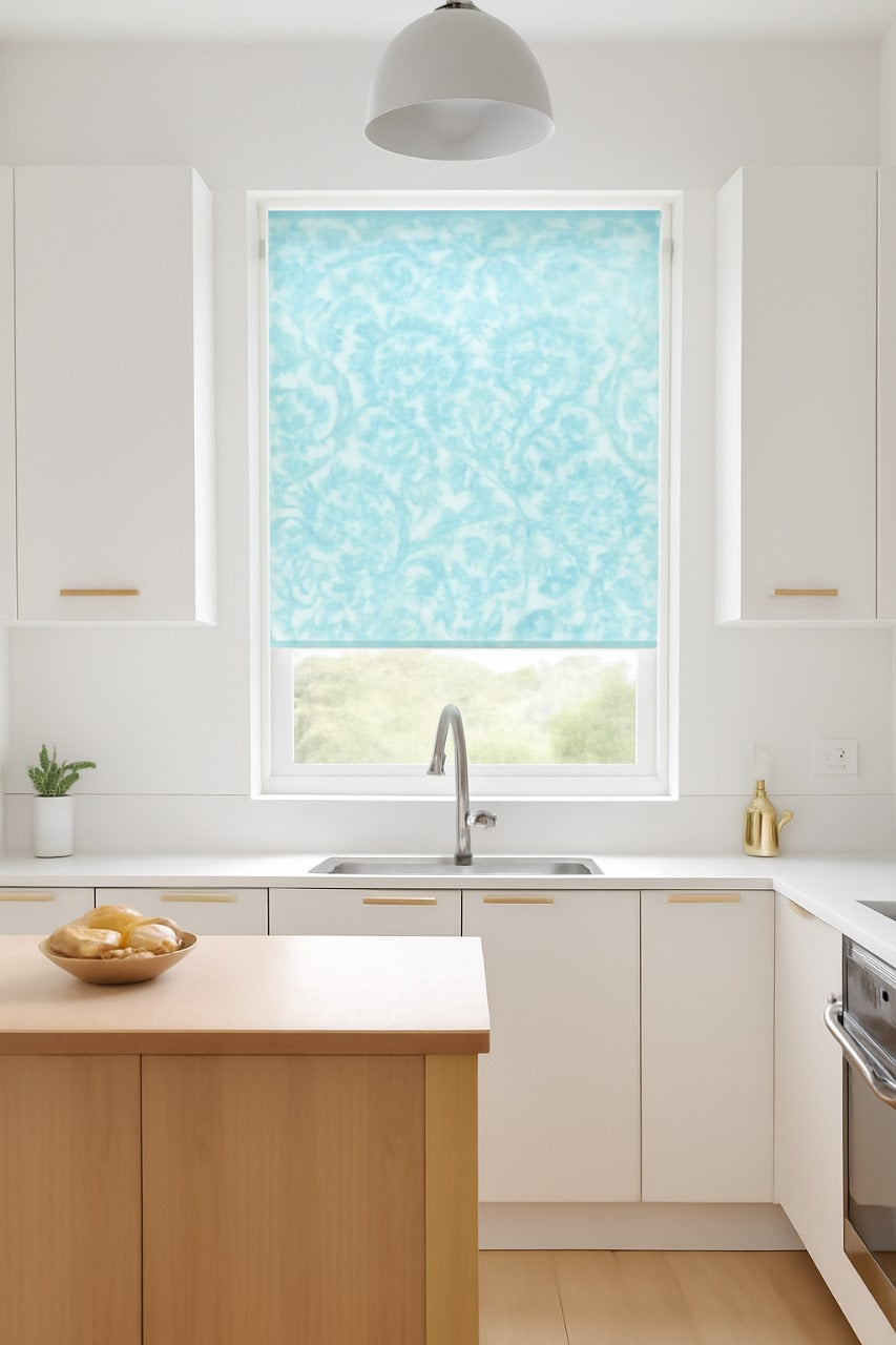 Anastasia Peacock Electrical Roller Blind