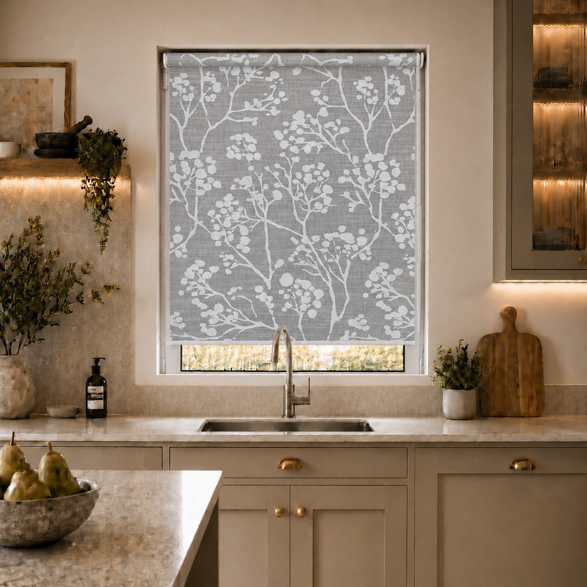 Carey Grey Roller Blind