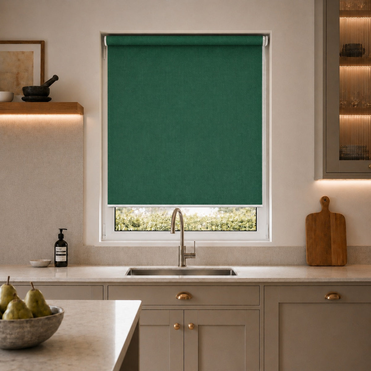 Atlantex Asc Hunter Green Roller Blind