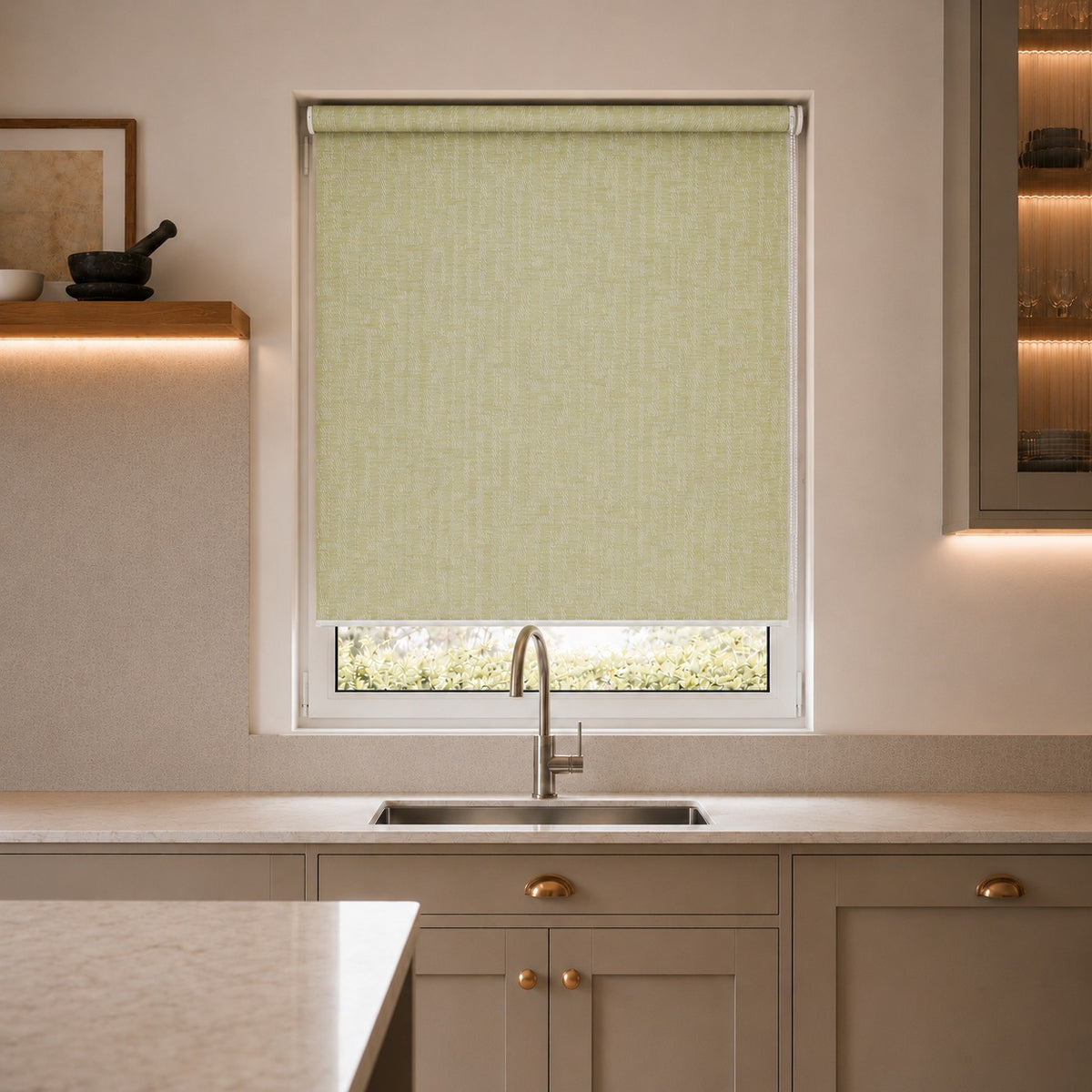 Blake Olive Roller Blind