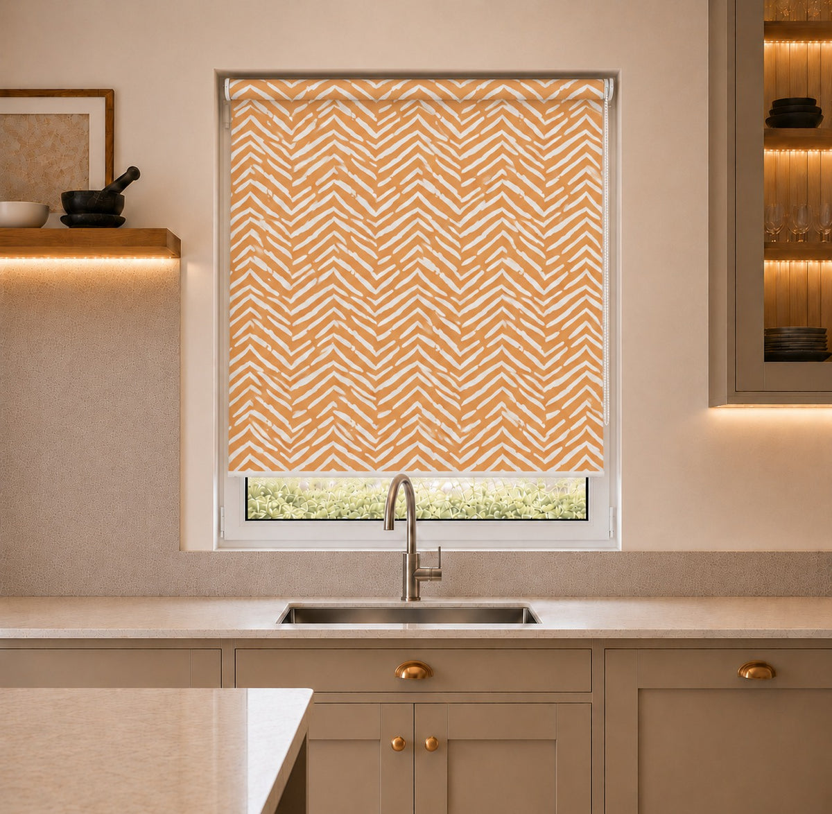 Makira Tiger Roller Blind