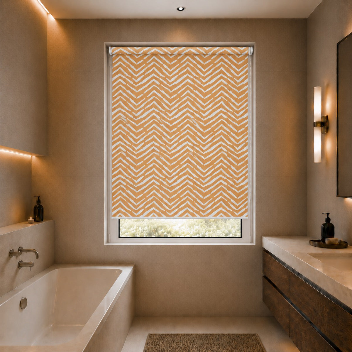 Makira Tiger Roller Blind