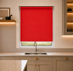 Zahra Red Roller Blind