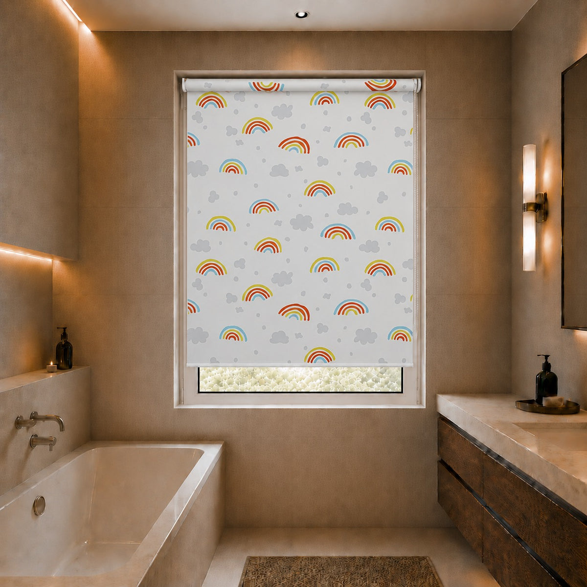 Happy Rainbows Multi Roller Blind