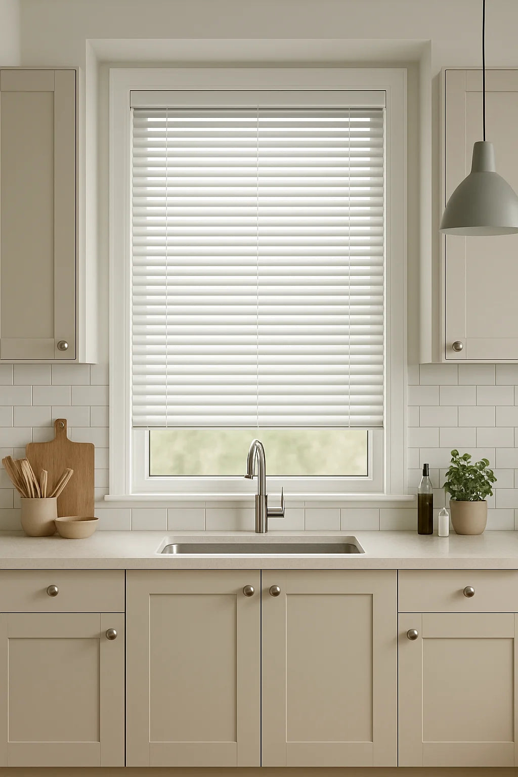 White Metal Venetian Blind