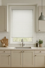 White Metal Venetian Blind - 25mm
