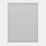 Perfect Fit No Drill Pleated White