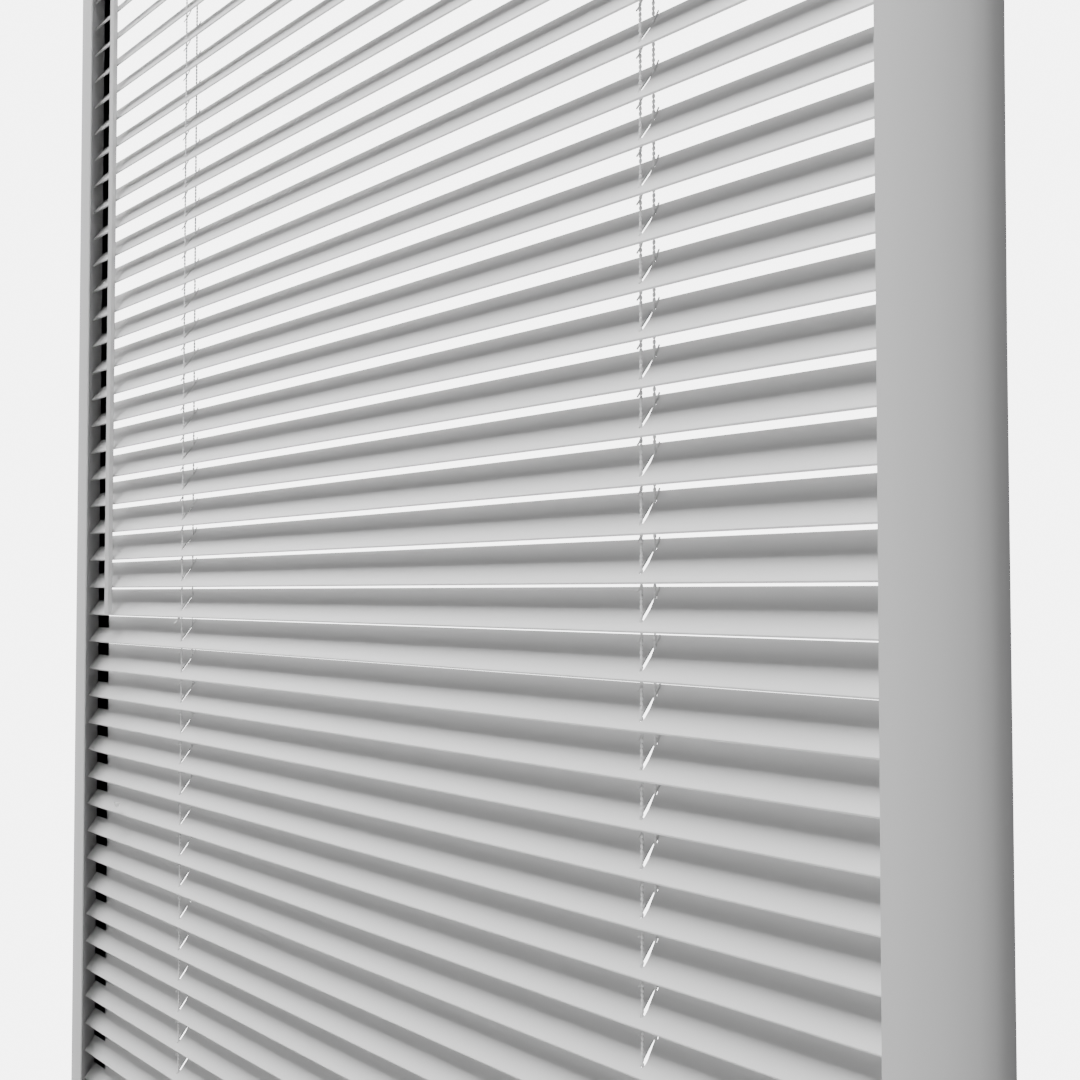 Perfect Fit No Drill Metal Blind - White - 25mm