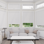 Thermal Blackout Perfect Fit No Drill Pleated White