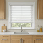 White Shimmer Metal Venetian Blind - 25mm