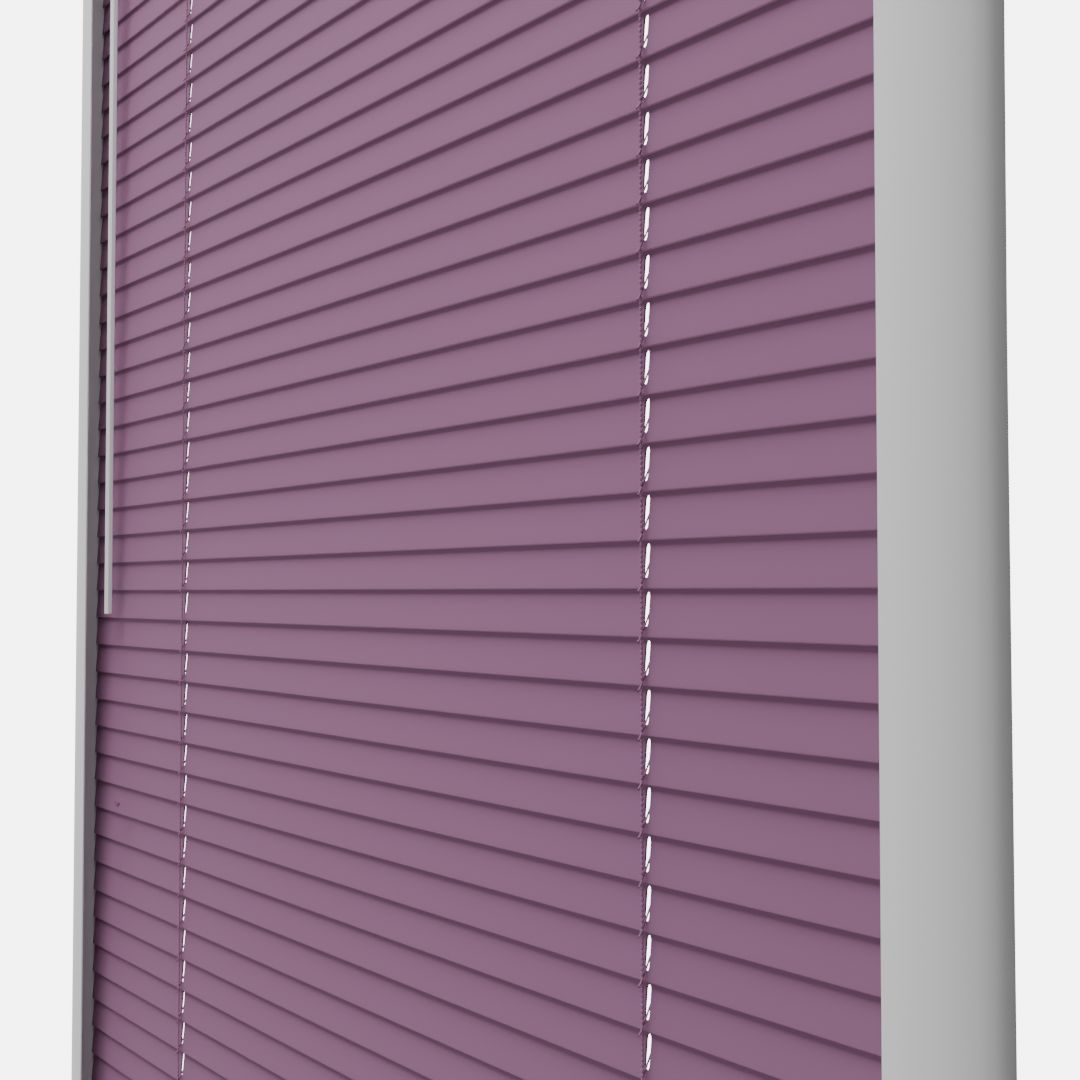 Perfect Fit No Drill Metal Blind - Wild Plum - 25mm