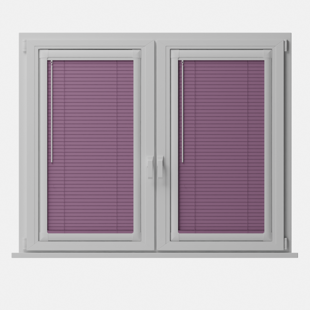Perfect Fit No Drill Metal Blind - Wild Plum - 25mm