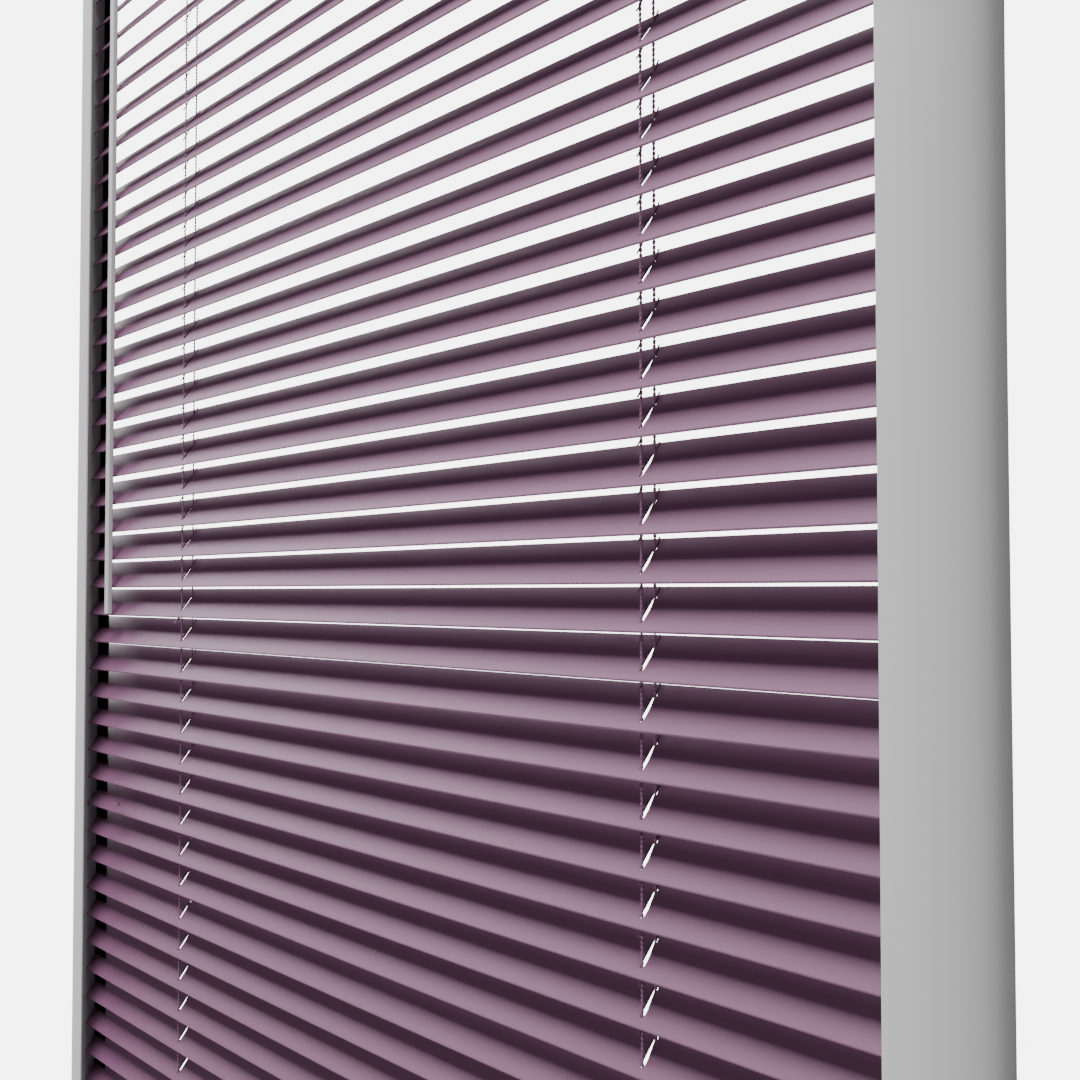 Perfect Fit No Drill Metal Blind - Wild Plum - 25mm