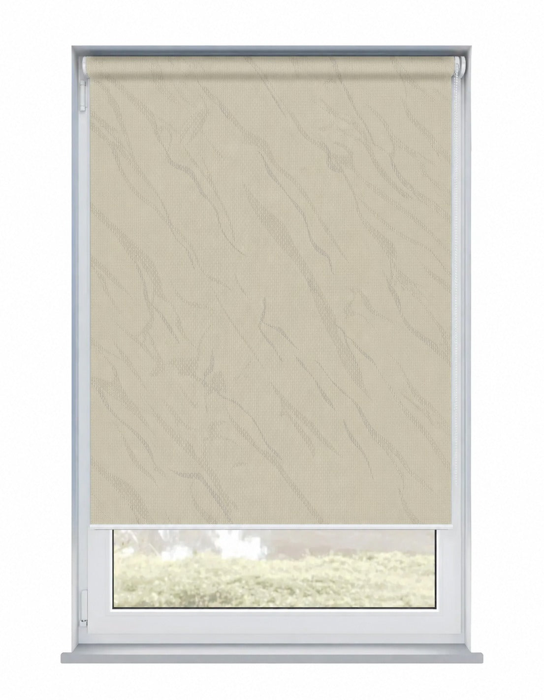 Fiesta Cream - PVC Blackout Waterproof Roller Blind
