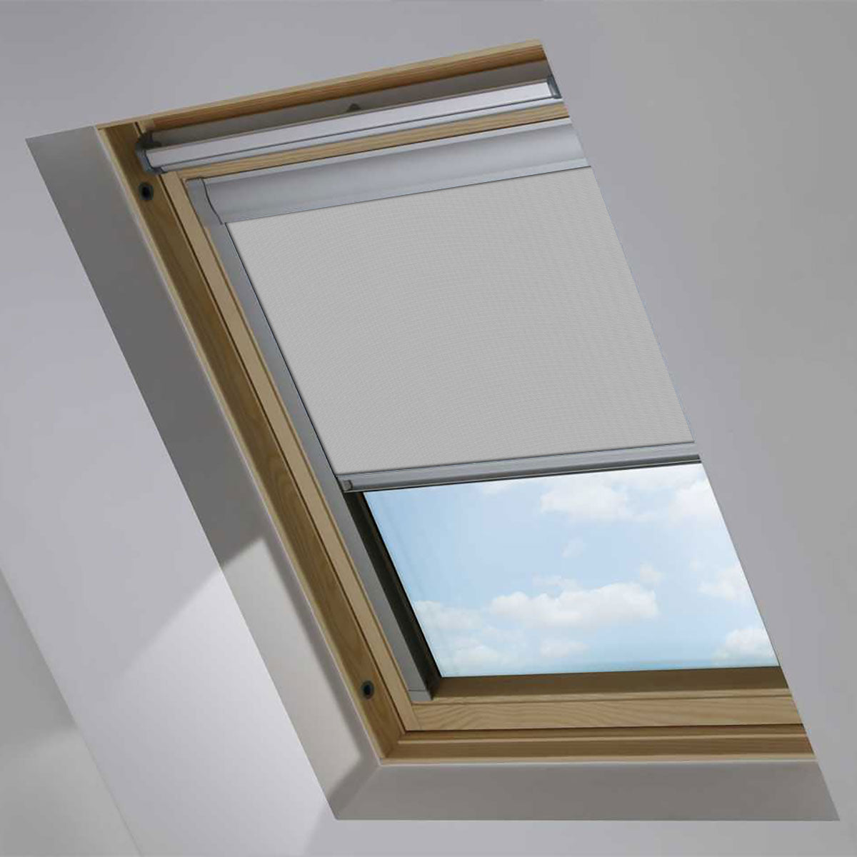 Blackout Light Grey Skylight Blind