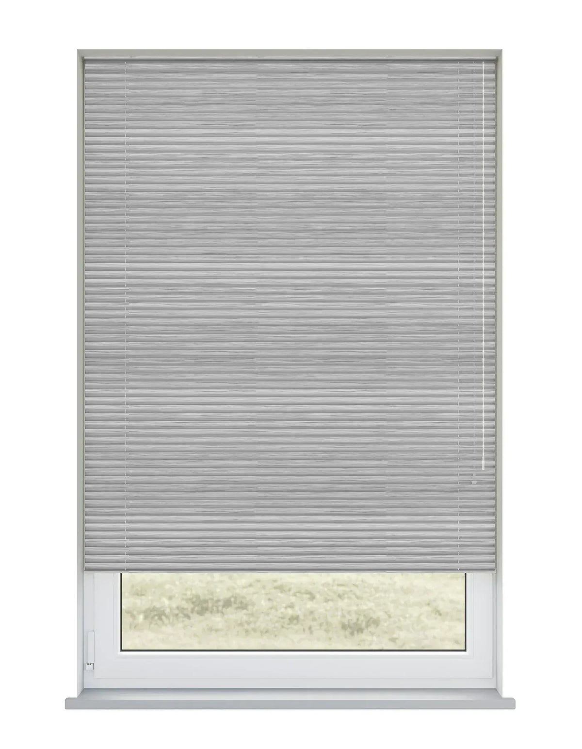 Brushed Silver MetalVenetian Blind