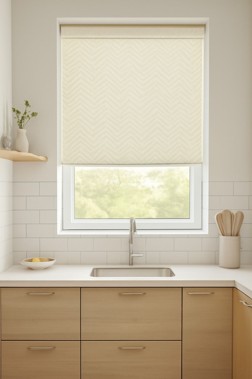 Makira Cloud Cream Roller Blind