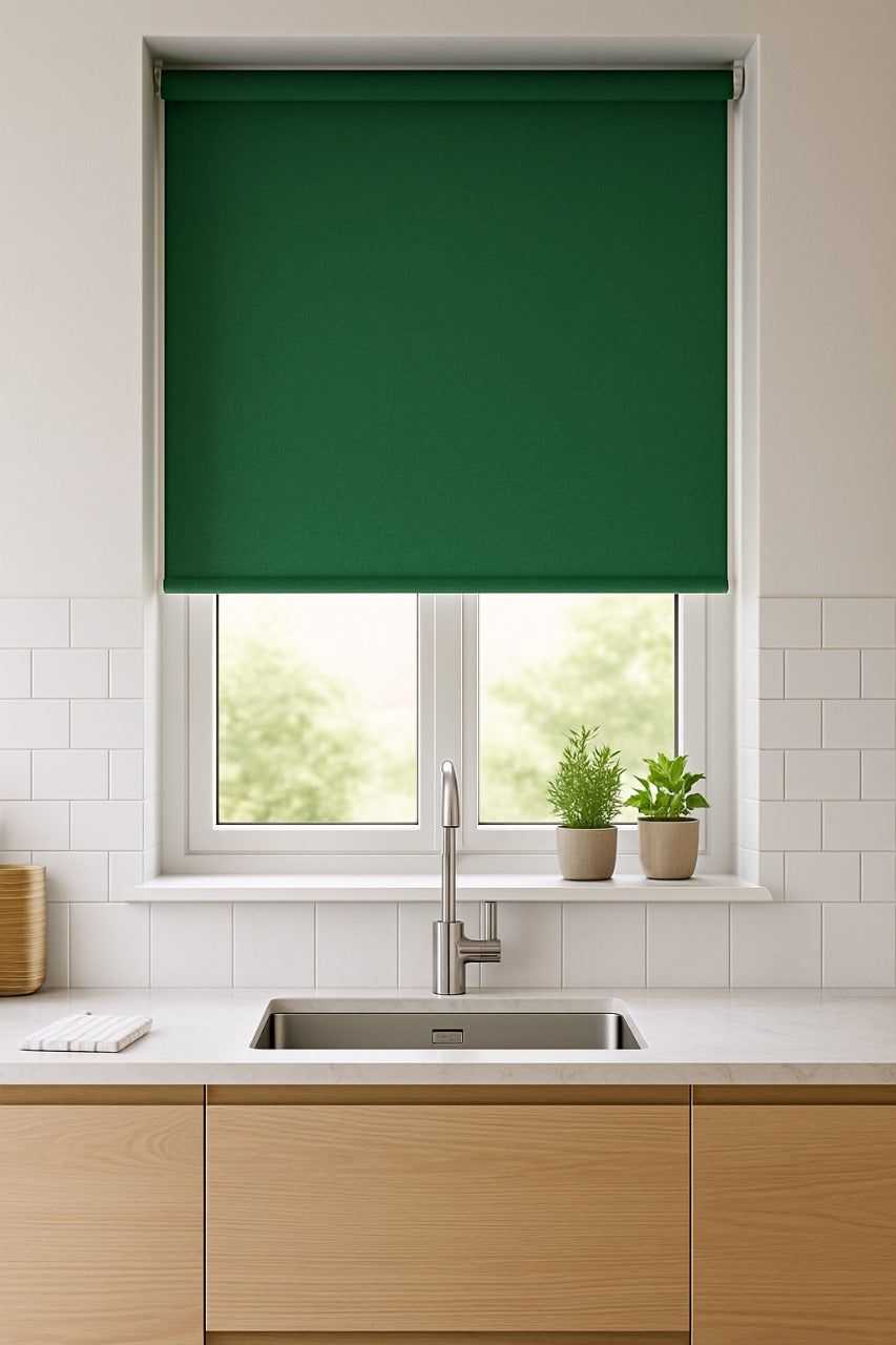 Atlantex Hunter Green Roller Blind