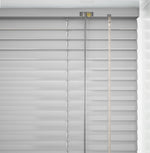 Shiny Silver Metal Venetian Blind - 25mm