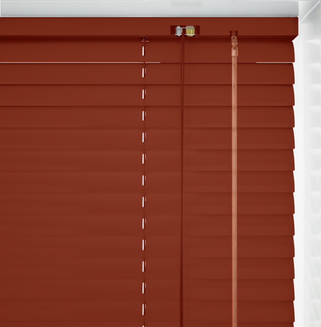 Russet Metal Venetian Blind