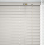 Off White Metal Venetian Blind - 25mm