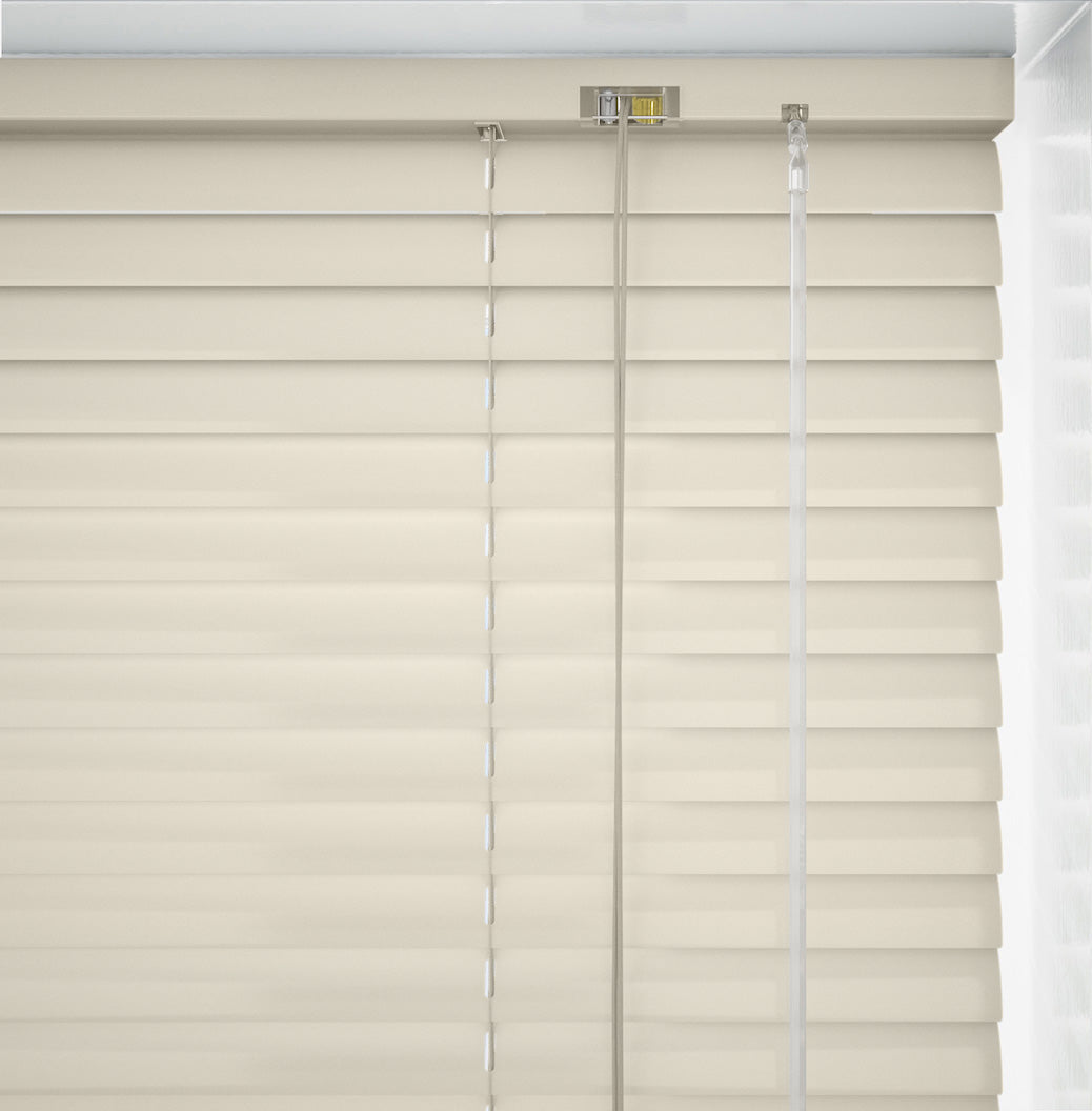 Creamy Apricot Metal Venetian Blind - 25mm