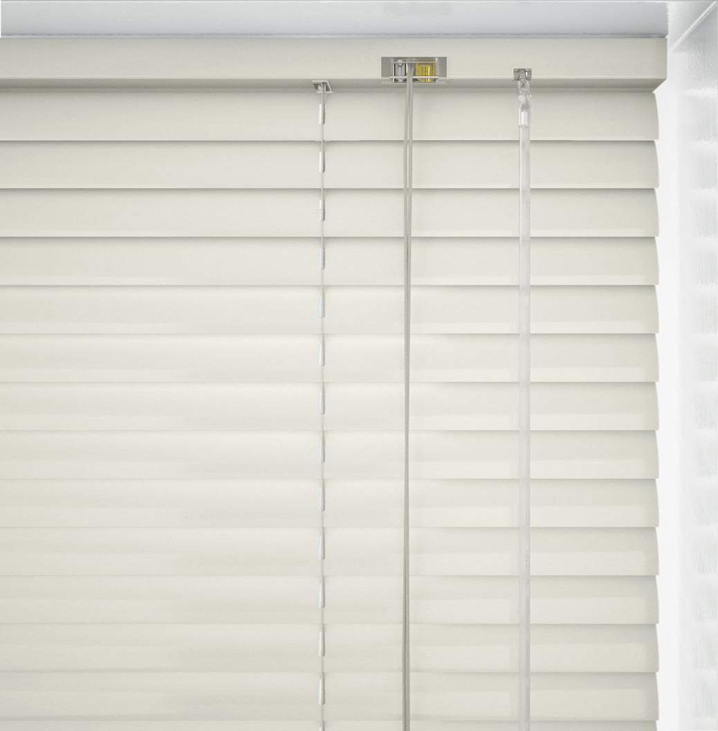 Cream Metal Venetian Blind
