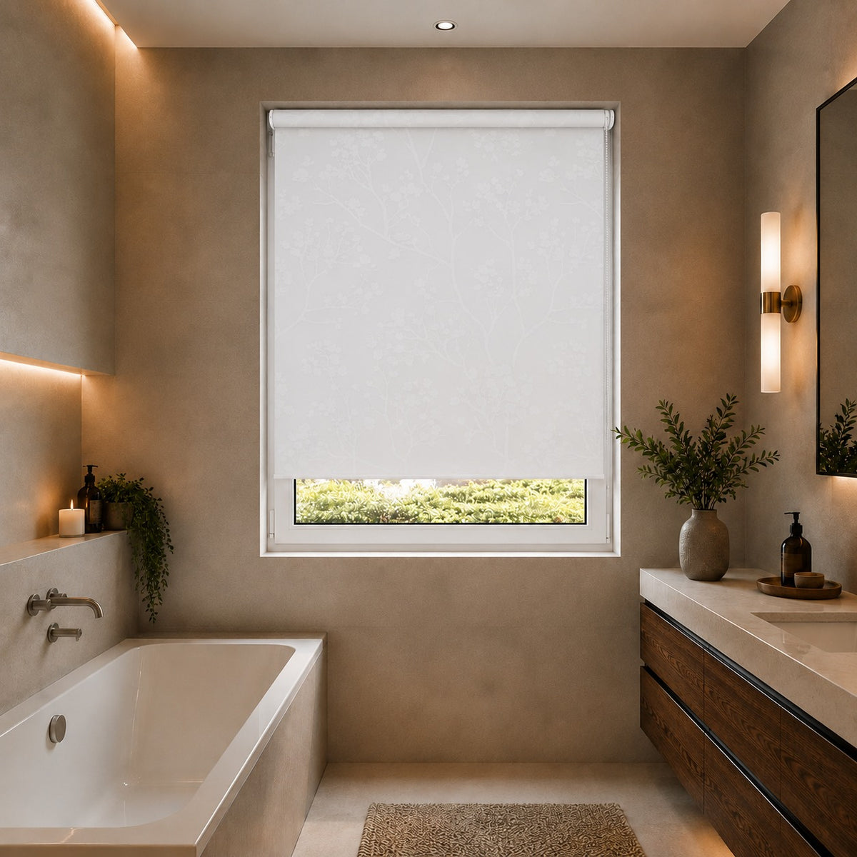 Carey Blackout White Roller Blind