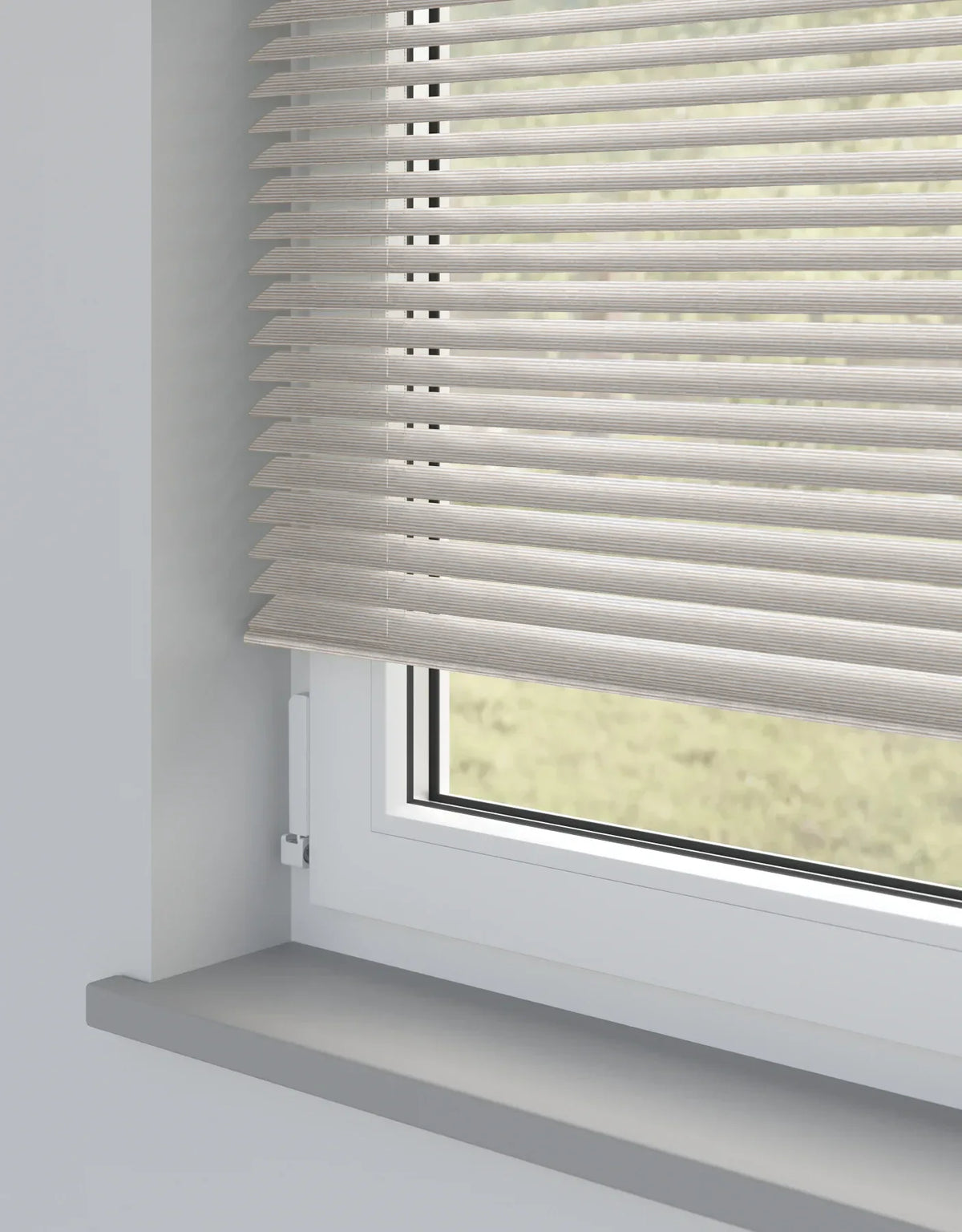 Fruitwood Metal Venetian Blind