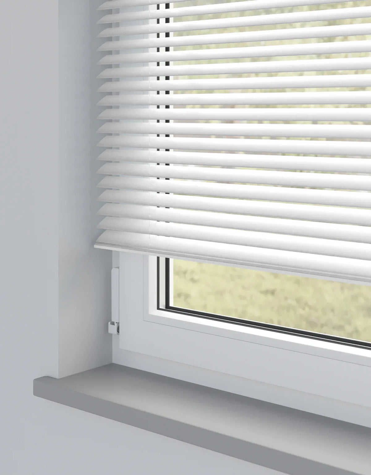 Gloss White Metal Venetian Blind