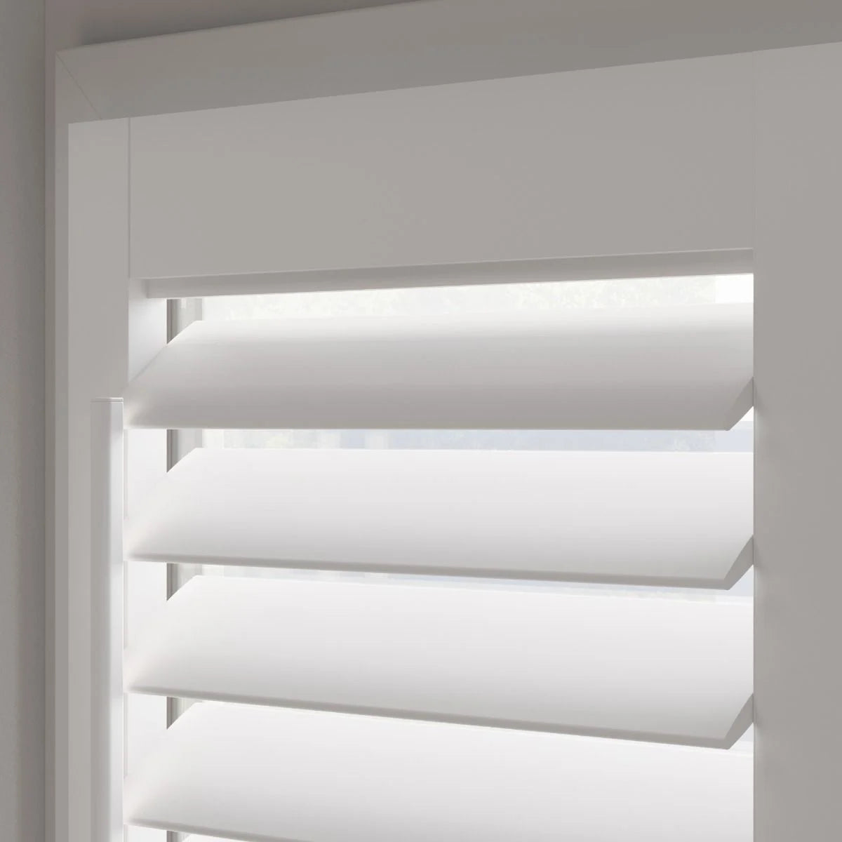 Sierra, Ice White - Perfect Fit No Drill Shutter Blind