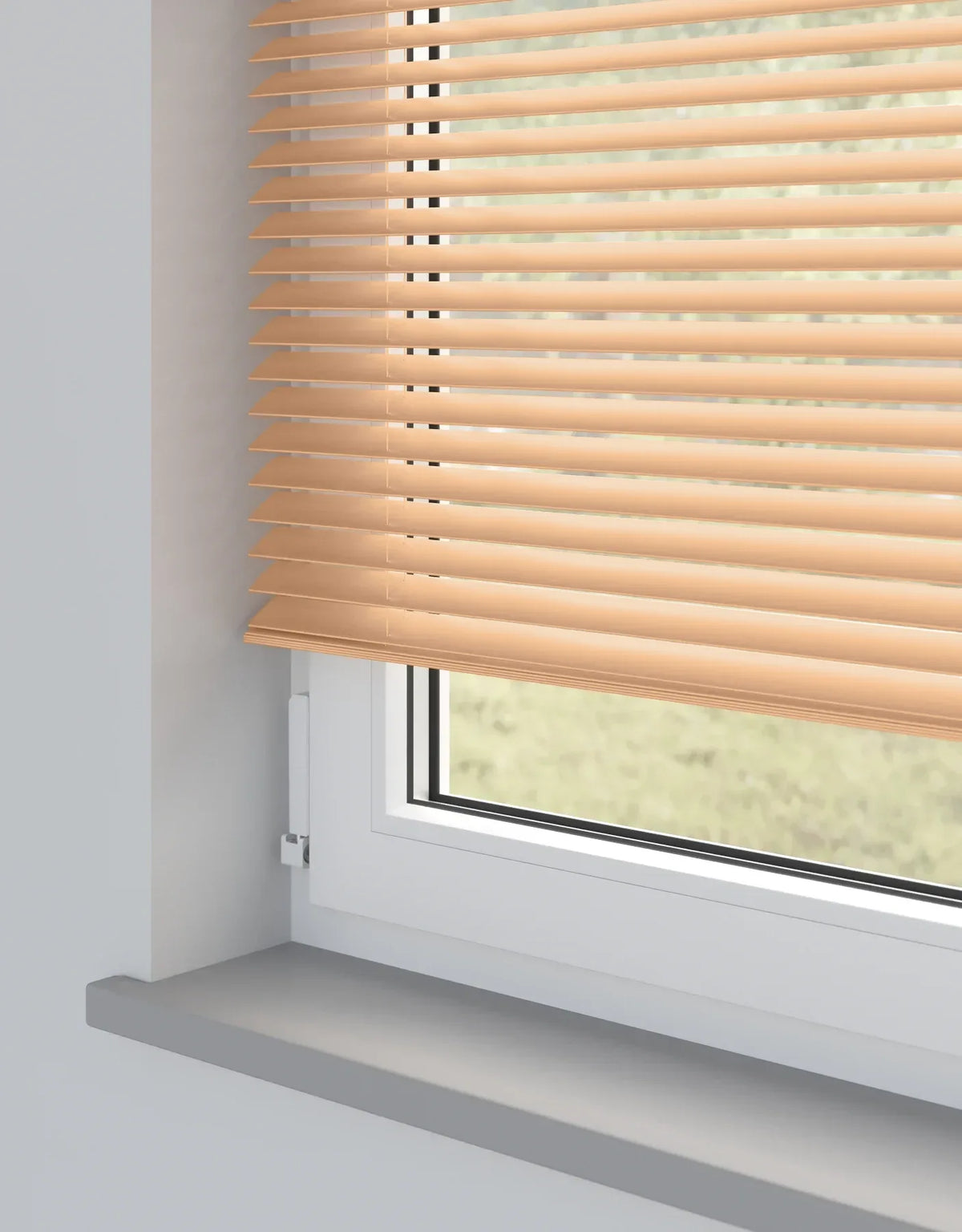 Mellow Peach Metal Venetian Blind