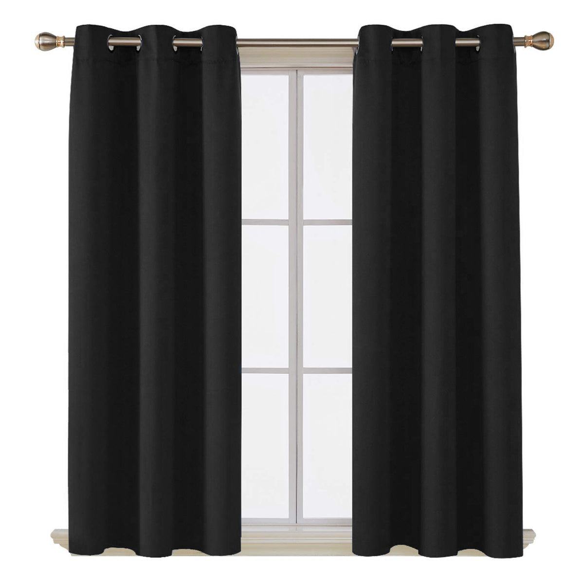 Home Essentials Blackout EyeletBlack Curtain