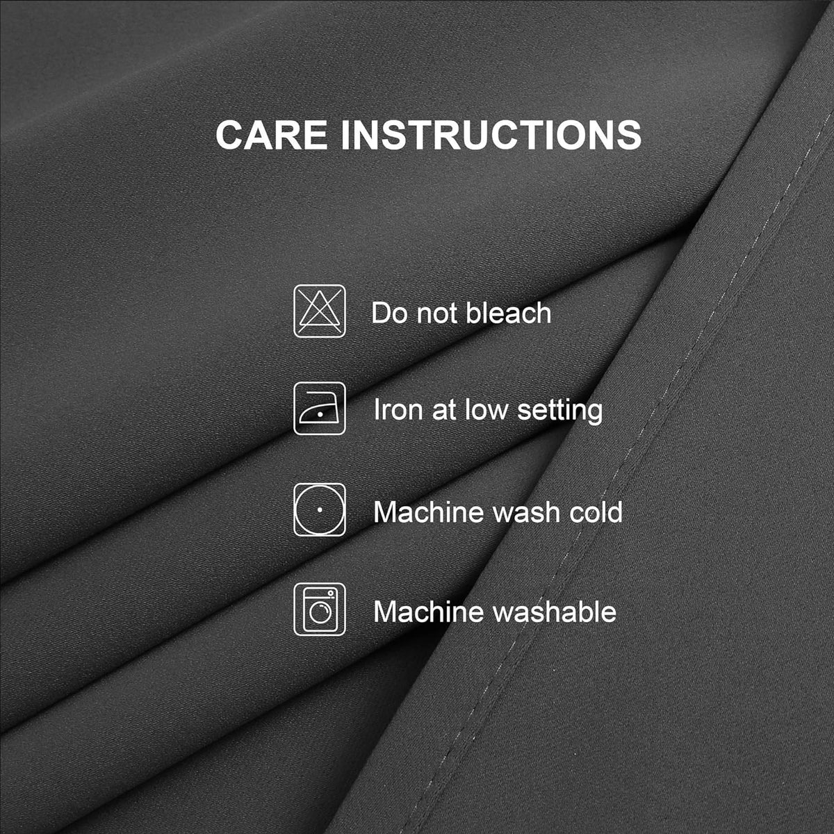 Home Essentials Blackout EyeletCharcoal Curtain