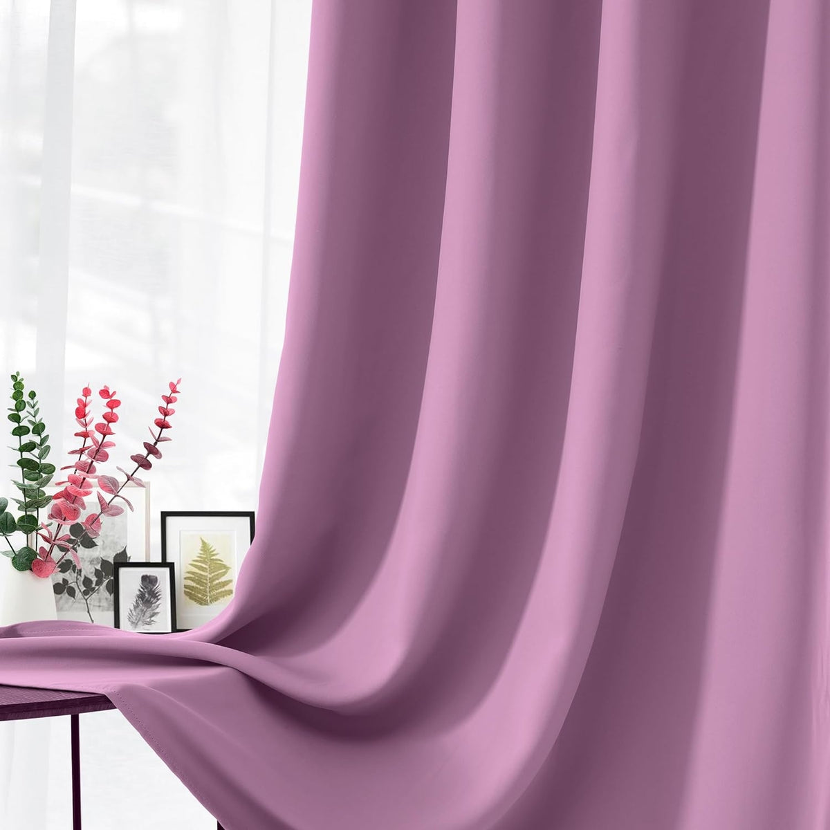 Home Essentials Blackout EyeletPink Curtain