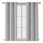 Home Essentials Blackout EyeletGrey Curtain