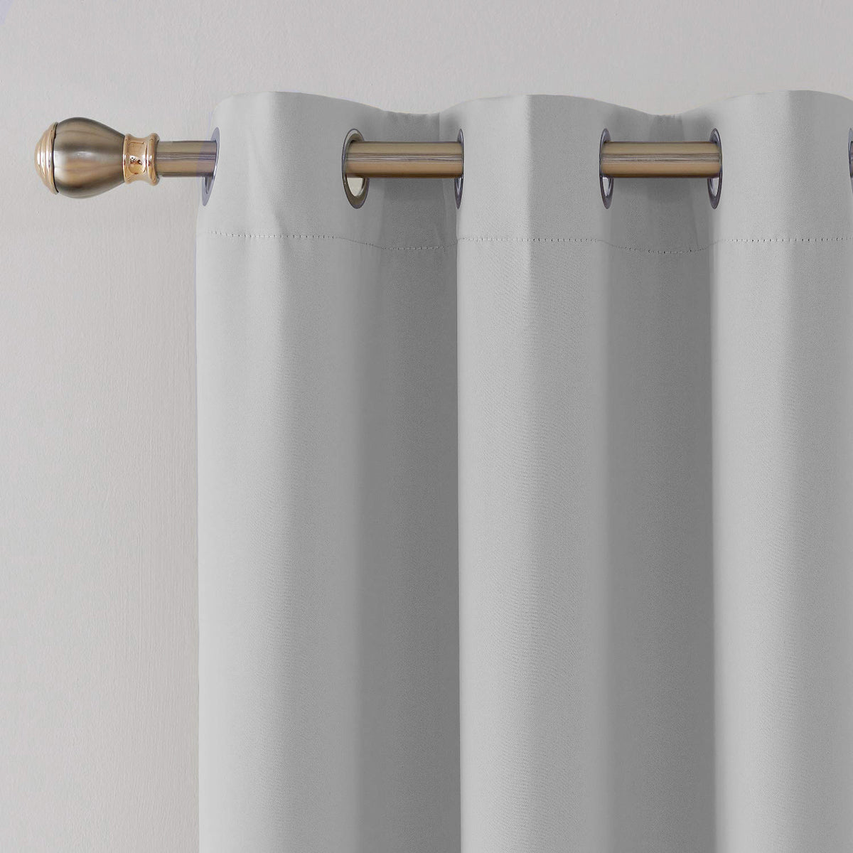 Home Essentials Blackout EyeletGrey Curtain