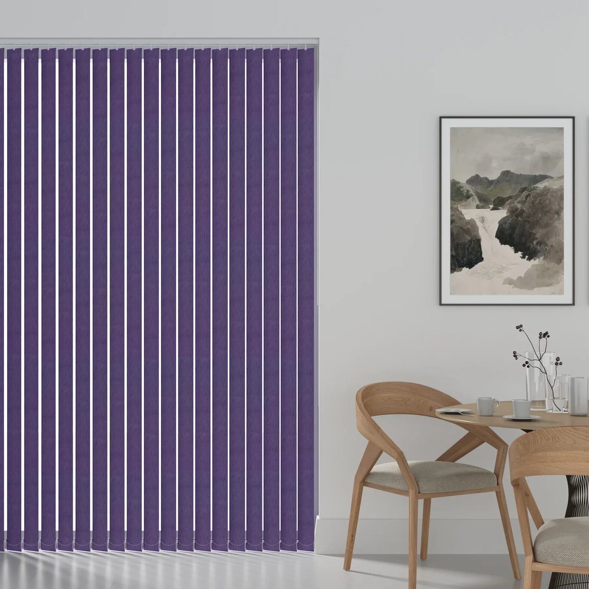 Oasis Purple1 Vertical Replacement Blind Slat