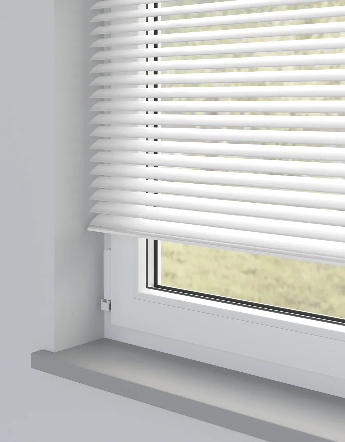 Oyster White Metal Venetian Blind