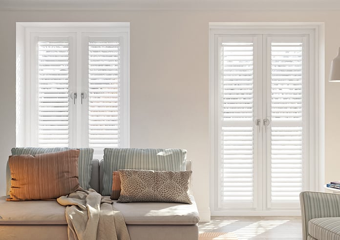 Sierra, Ice White - Perfect Fit Shutter Blind