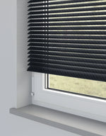 Pitch Black Metal Venetian Blind - 25mm