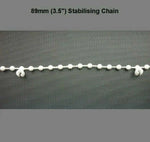 Vertical Blind Bottom Stabilising Chain Parts Spares For 89mm (3.5)